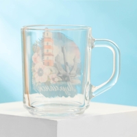 Кружка стеклянная &laquo;Мурманск&raquo;, 200 мл