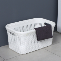 Корзина для глаженого белья &laquo;Ротанг&raquo;, 32 л, 50&times;31&times;25 см, цвет белый
