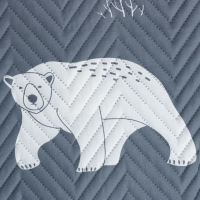 Покрывало LoveLife 2 сп &laquo;Зимний лес&raquo; 180х210&plusmn;5см, микрофайбер