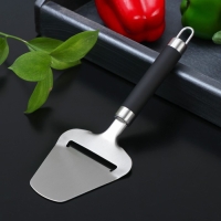 Нож для сыра Доляна Venus, 23×8 см, нержавеющая сталь, цвет чёрный Нож для сыра Доляна Venus, 23×8 см, нержавеющая сталь, цвет чёрный