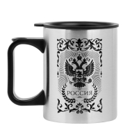 Термокружка, 380 мл, Travel "Россия", 10 х 7.8 см Термокружка, 380 мл, Travel "Россия", 10 х 7.8 см