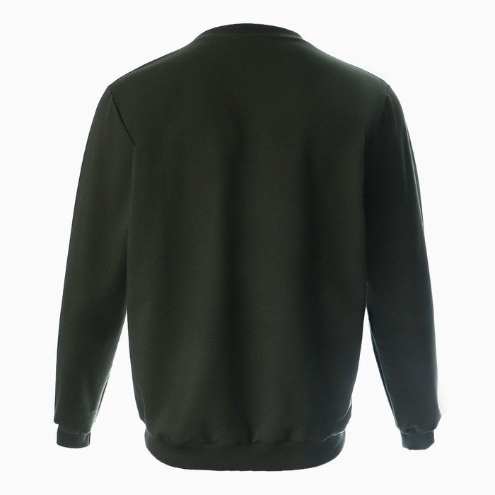 Свитшот мужской, цвет хаки, размер 54