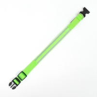 Ошейник с подсветкой Двойная полоса размер М, ОШ 40-48 х 2,5 см, 3 режима свечения зелёный Ошейник с подсветкой Двойная полоса размер М, ОШ 40-48 х 2,5 см, 3 режима свечения зелёный