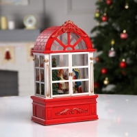 Светодиодная фигура &laquo;Дед Мороз в арке&raquo; 13.5 &times; 22 &times; 7.8 см, пластик, батарейки ААх3 (не в комплекте), USB, свечение тёплое белое