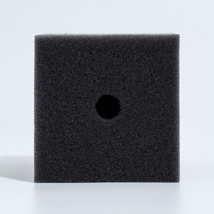 Губка прямоугольная для фильтра турбо № 8, 8 х 8 х 12 см, серая Губка прямоугольная для фильтра турбо № 8, 8 х 8 х 12 см, серая
