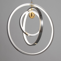 Светильник BayerLux "Хайфи" 27Вт LED золото-серебро 40х40х42см