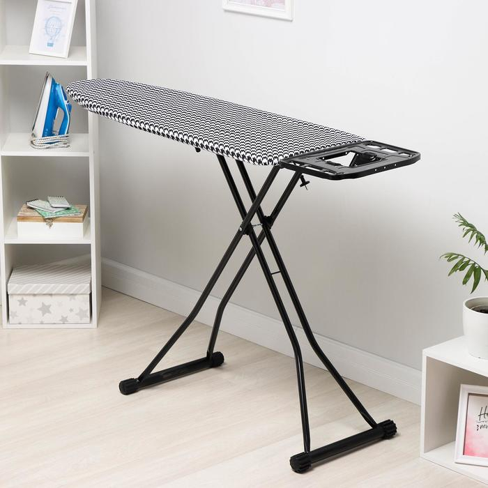 Доска гладильная &laquo;Гусиная лапка&raquo;, 123,5&times;46 см, регулируемая высота до 90 см