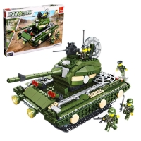Конструктор Военные &laquo;Танк - разрушитель&raquo;, 563 детали