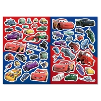 Набор многоразовых наклеек &laquo;Тачки&raquo;, 2 шт., формат А4, Дисней