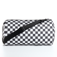 Сумка спортивная на молнии, регулируемый ремень, маленький размер, цвет белый/серый