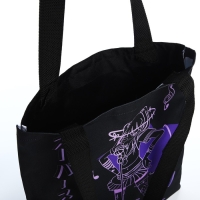 Шопер «Аниме» 35х0.5х40 см, отд без молнии, без подклада, чёрный Шопер «Аниме» 35х0.5х40 см, отд без молнии, без подклада, чёрный