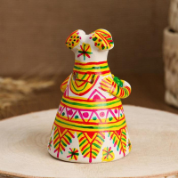 Филимоновская игрушка колокольчик «Собачка» Филимоновская игрушка колокольчик «Собачка»
