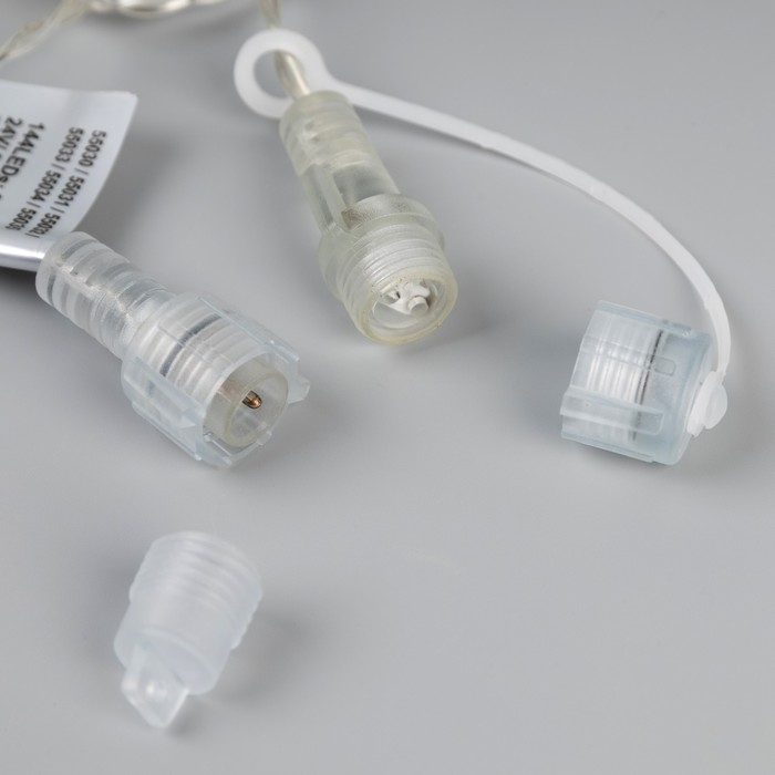 Гирлянда «Сеть» 1.2 × 1.5 м, IP44, УМС, прозрачная нить, 36 LED, свечение тёплое белое, мерцание белым 24 В Гирлянда «Сеть» 1.2 × 1.5 м, IP44, УМС, прозрачная нить, 36 LED, свечение тёплое белое, мерцание белым 24 В