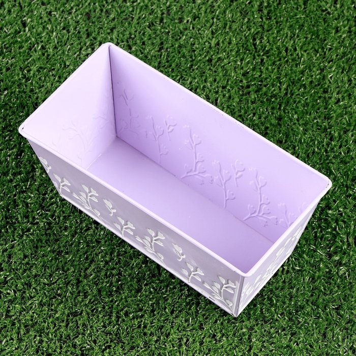 Кашпо - бонсай "Ландыши" лавандовое, 20х10х10см