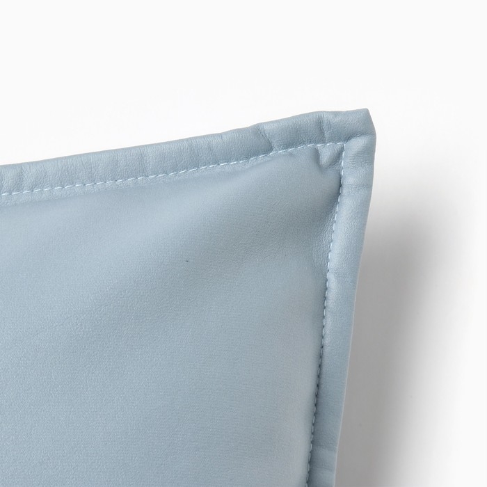 Наволочка декоративная Наволочка декоративная "Этель" кожзам 45х45 см, металик