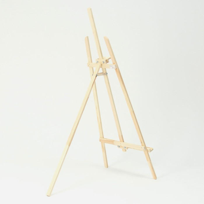 Мольберт тип «Лира» 175 х 64 см, с бегунком, неокрашенное дерево, Calligrata Мольберт тип «Лира» 175 х 64 см, с бегунком, неокрашенное дерево, Calligrata