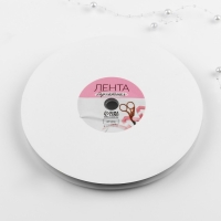 Лента бархатная, 6 мм, 18 &plusmn; 1 м, цвет чёрный №03