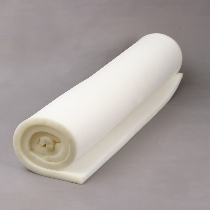 Поролон, 2 &times; 1 м, толщина 30 мм, 16 кг/м&sup3;, белый