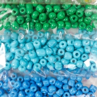 Бисер круглый размер 6/0 "Яркие цвета" 7 цветов х 10 грамм Бисер круглый размер 6/0 "Яркие цвета" 7 цветов х 10 грамм