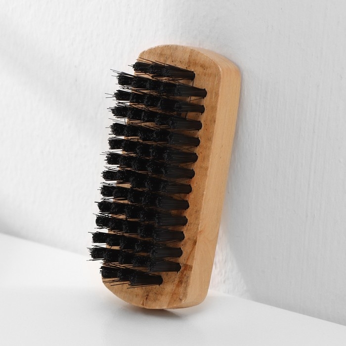 Щётка для одежды и обуви Доляна, 8,3&times;3,5&times;2,5 см, искусственная щетина