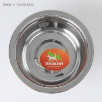 Миска стандартная цветная с полосой, 225 мл, фиолетовая Миска стандартная цветная с полосой, 225 мл, фиолетовая