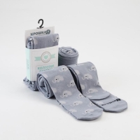 Колготки Крошка Я &laquo;Слоники&raquo;, цвет серый, рост 68-74 см