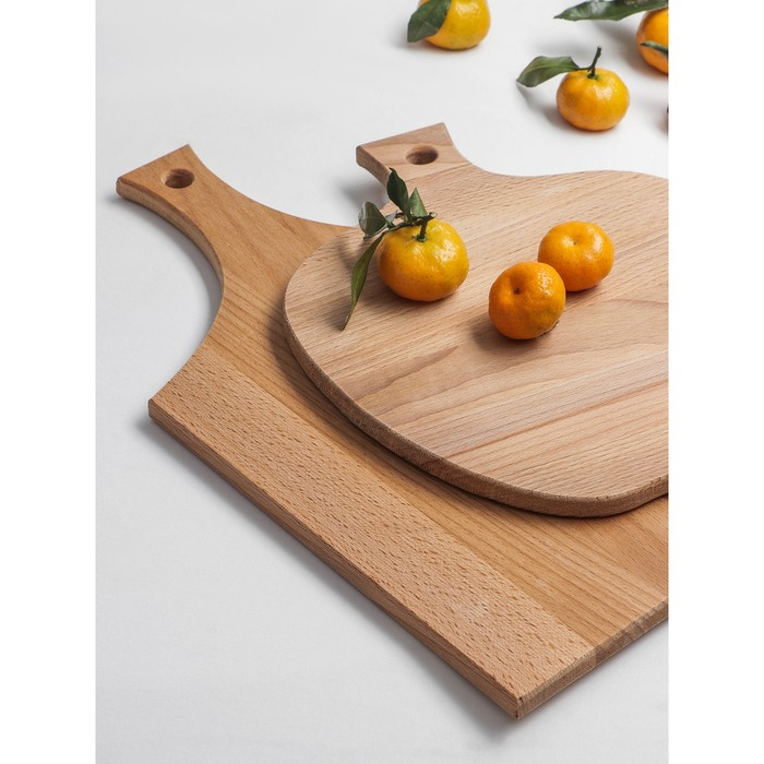 Доска разделочная дуб Mаgistrо, 40&times;24&times;1,2 см, с ручкой