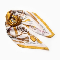 Платок женский MINAKU 70*70 см, горчичный Платок женский MINAKU 70*70 см, горчичный