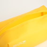 Косметичка на молнии, цвет жёлтый Косметичка на молнии, цвет жёлтый