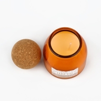 Свеча ароматическая в стекле &laquo;Цвети&raquo;: клубника, 9 х 6,5 см