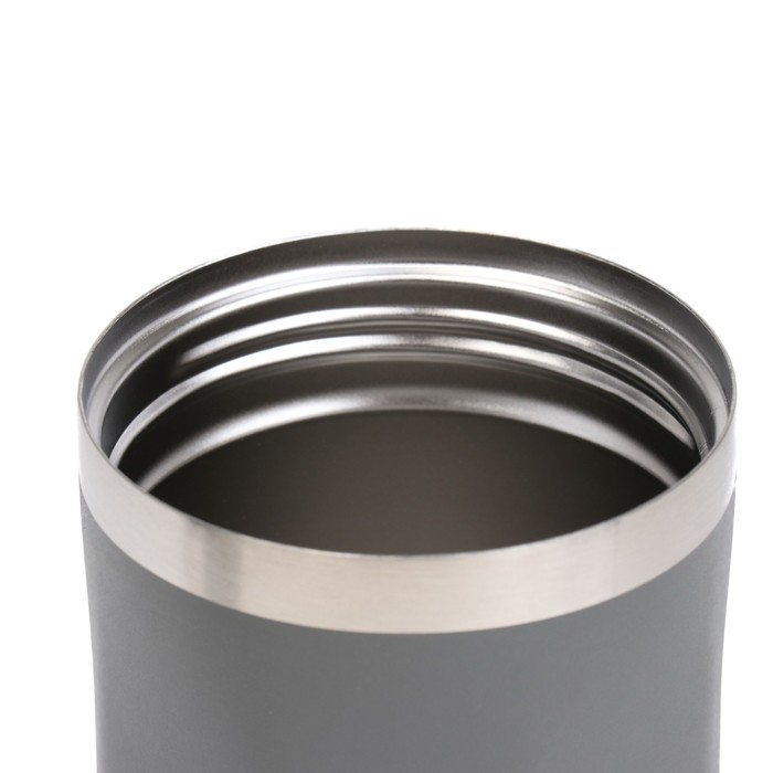 Термокружка, 450 мл, Sсhool Термокружка, 450 мл, Sсhool "Мастер К", сохраняет тепло до 6 ч, серая