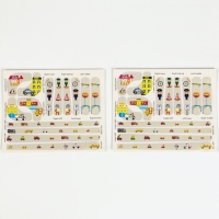 Игровой набор лабиринт &laquo;Городок&raquo;, маркерная доска, 2 &times; 36 &times; 27,5 см