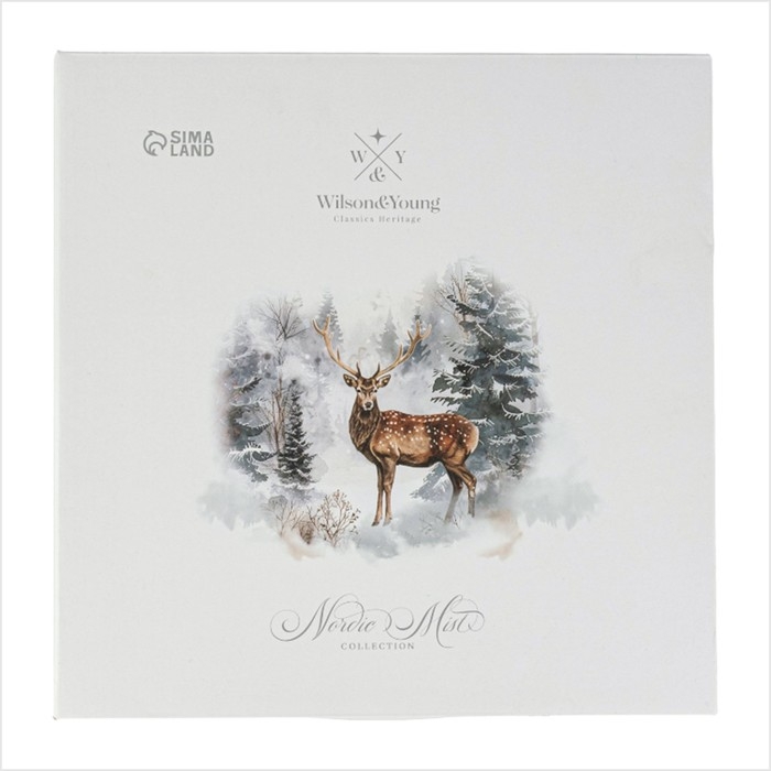 Тарелка новогодняя Wilson&Young &laquo;Зимний лес&raquo;, 27&times;2,2 см