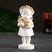 Фигура "Ангелочек с кроликом" 7х7х17см Фигура "Ангелочек с кроликом" 7х7х17см