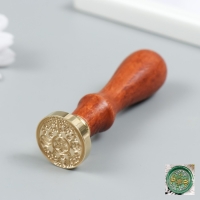 Печать для сургуча с деревянной ручкой "Ёлочные украшения" 9х2,5х2,5 см Печать для сургуча с деревянной ручкой "Ёлочные украшения" 9х2,5х2,5 см