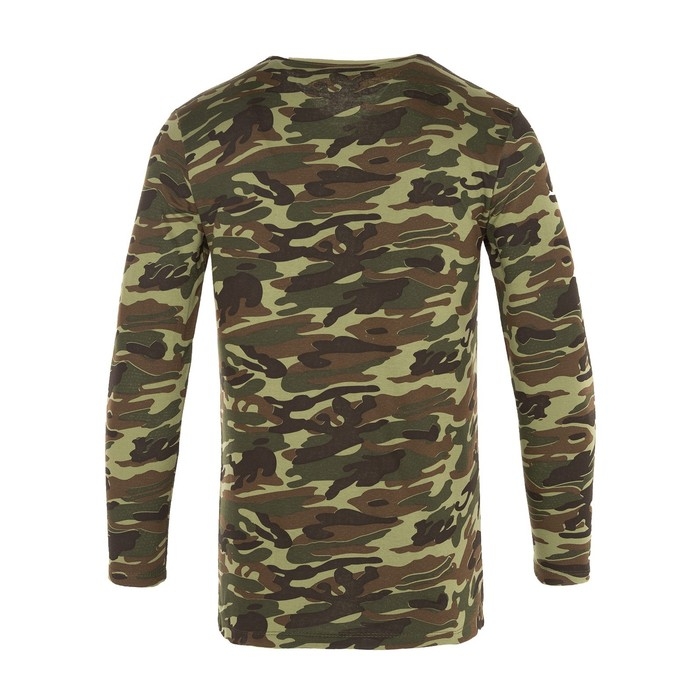 Лонгслив мужской с начёсом, цвет камуфляж тёмно-зелёный, размер 54 Лонгслив мужской с начёсом, цвет камуфляж тёмно-зелёный, размер 54