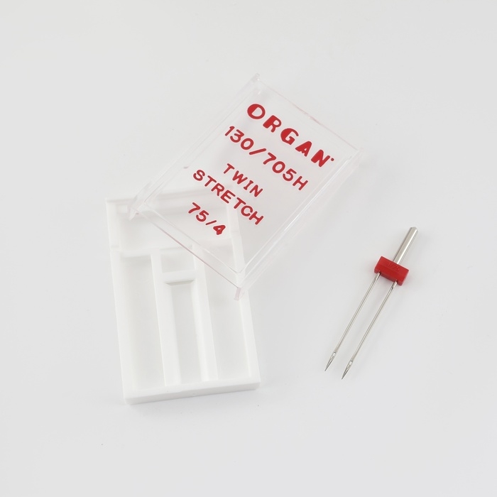 Игла для бытовых швейных машин, двойная, для стрейч-ткани, №75/4 Игла для бытовых швейных машин, двойная, для стрейч-ткани, №75/4