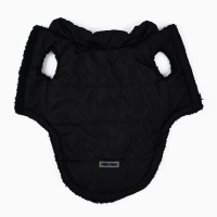 Одежда для собак. Куртка зимняя &laquo;Тёплая зима&raquo;, чёрная размер M