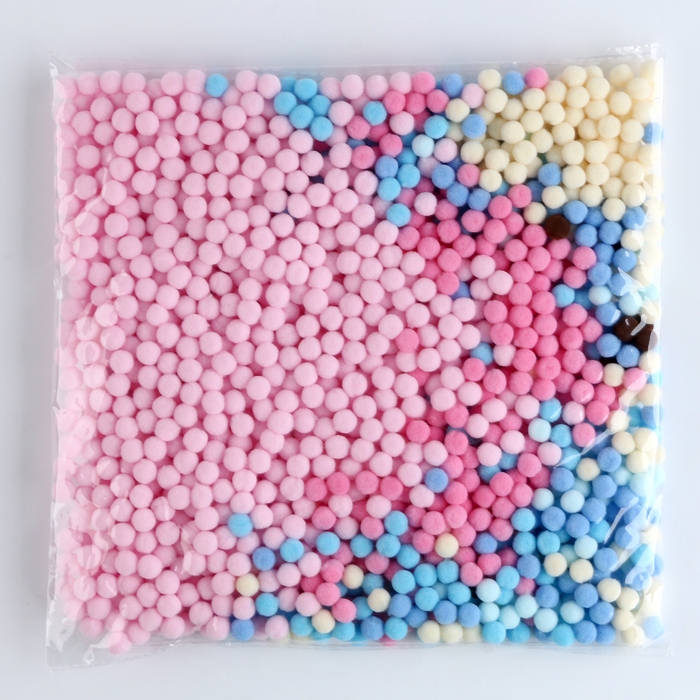 Аппликация помпошками &laquo;Русалочка&raquo;, размер &mdash; 30 &times; 30 см, клей 30 мл