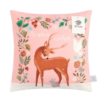 Чехол на подушку Этель "Warm wishes", 40*40 см, 100 п/э, велюр Чехол на подушку Этель "Warm wishes", 40*40 см, 100 п/э, велюр