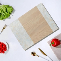 Доска разделочная &laquo;Белый мрамор&raquo;, 30 &times; 40 &times; 2  см