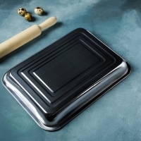 Противень, 31,5×21×3,5 см, цвет хромированный Противень, 31,5×21×3,5 см, цвет хромированный