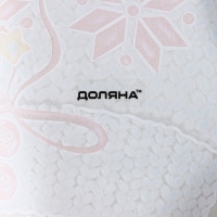 Блюдо новогоднее стеклянное сервировочное Доляна &laquo;Рукавица. Подарки&raquo;, 22,5&times;14 см