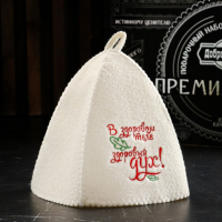 Набор для бани подарочный "Начинающему любителю бани. В здоровом теле здоровый дух" (4 в 1)