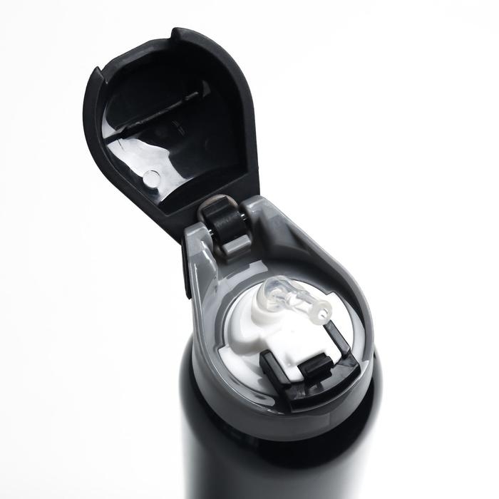 Термос, 500 мл, Спорт, 5.5 х 23 см, с трубочкой, черный Термос, 500 мл, Спорт, 5.5 х 23 см, с трубочкой, черный