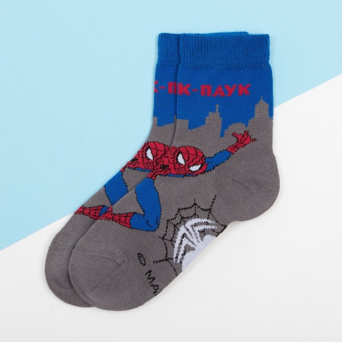 Носки детские «Человек Паук: Ночной город», 18-20 см Носки детские «Человек Паук: Ночной город», 18-20 см