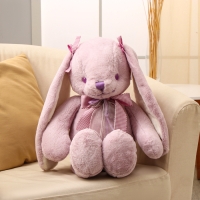 Мягкая игрушка «Зайка», с бантиками, 60 см, цвет МИКС Мягкая игрушка «Зайка», с бантиками, 60 см, цвет МИКС