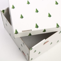 Коробка подарочная новогодняя складная &laquo;Новый год&raquo;, 31,2 х 25,6 х 16,1 см, Новый год