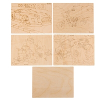 Набор для выжигания по дереву: ЭВД 20/220 &laquo;&lrm;Узор 10К&raquo;, транспорт