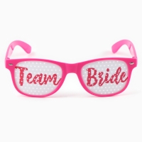 Очки для девичника Team bride, карнавальный аксессуар